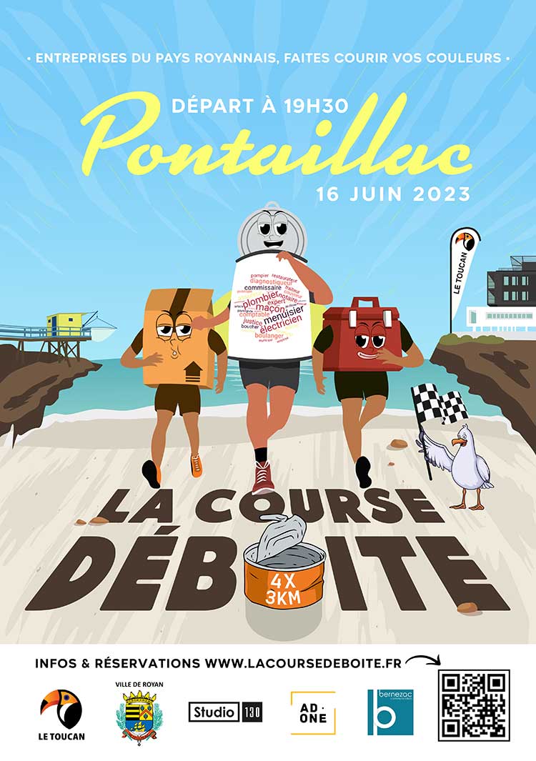 Affiche la course de Boîtes 2023
